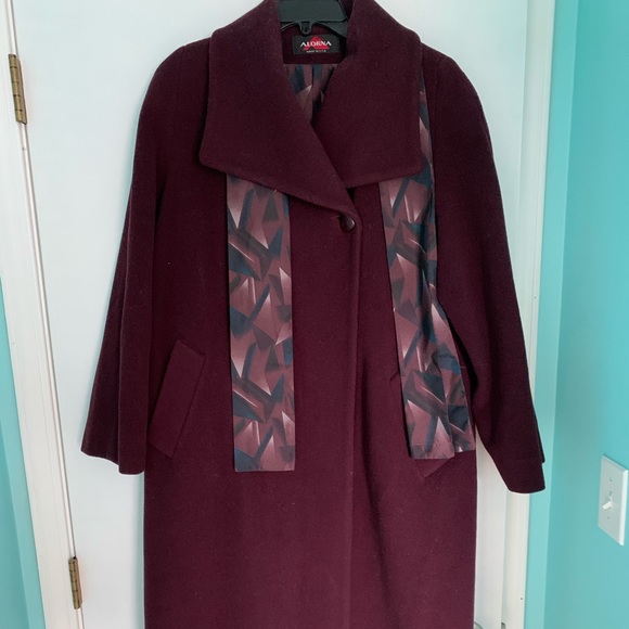 Jackets & Blazers - Size 12 long maroon winter coat!